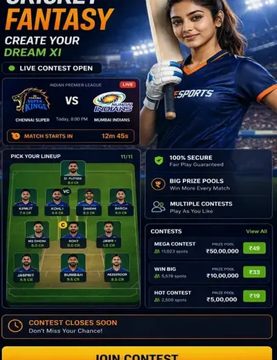 548bet (548 bet) fantasy cricket & matchday visual 3